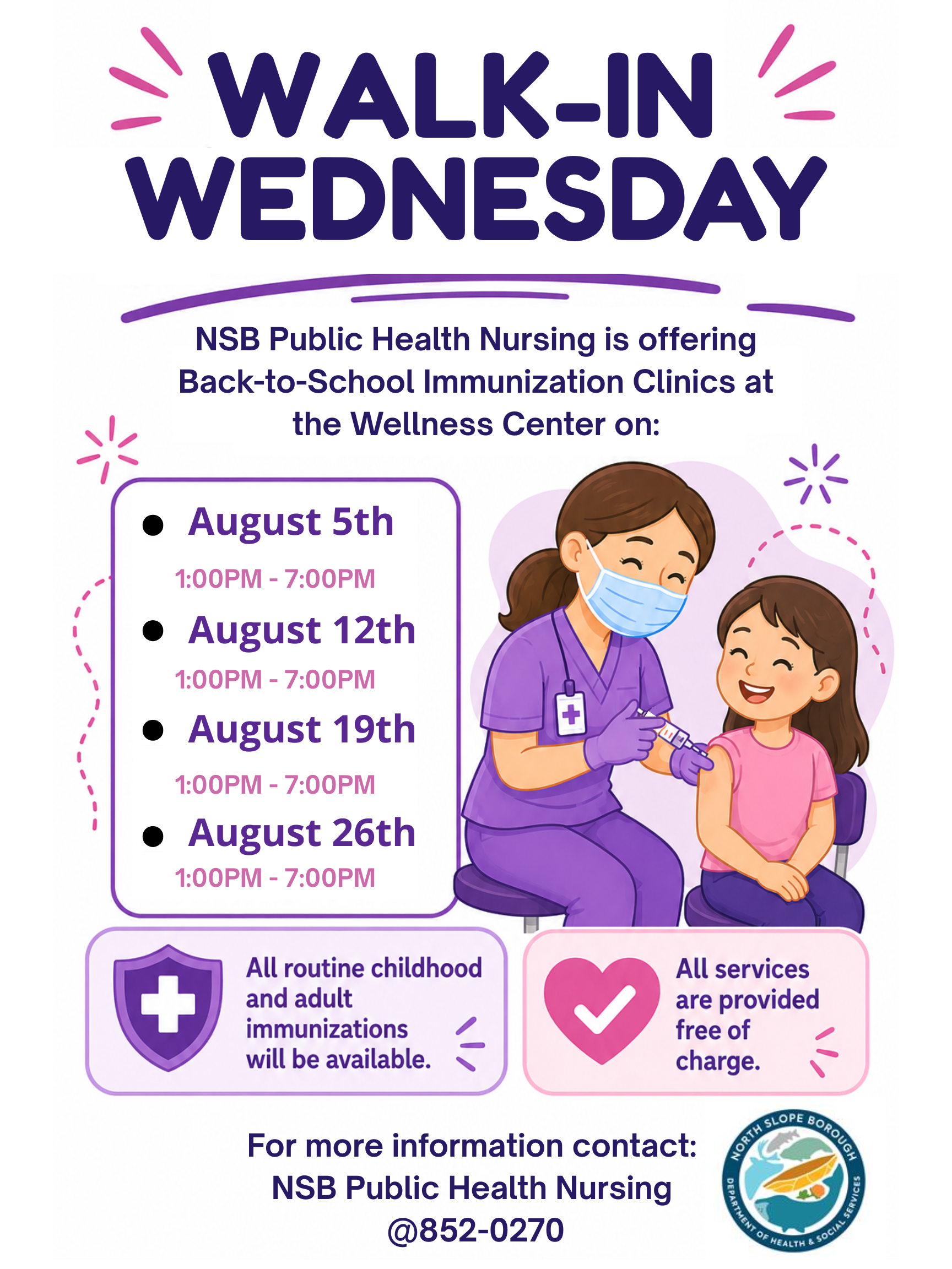 Walk-In Wednesdays